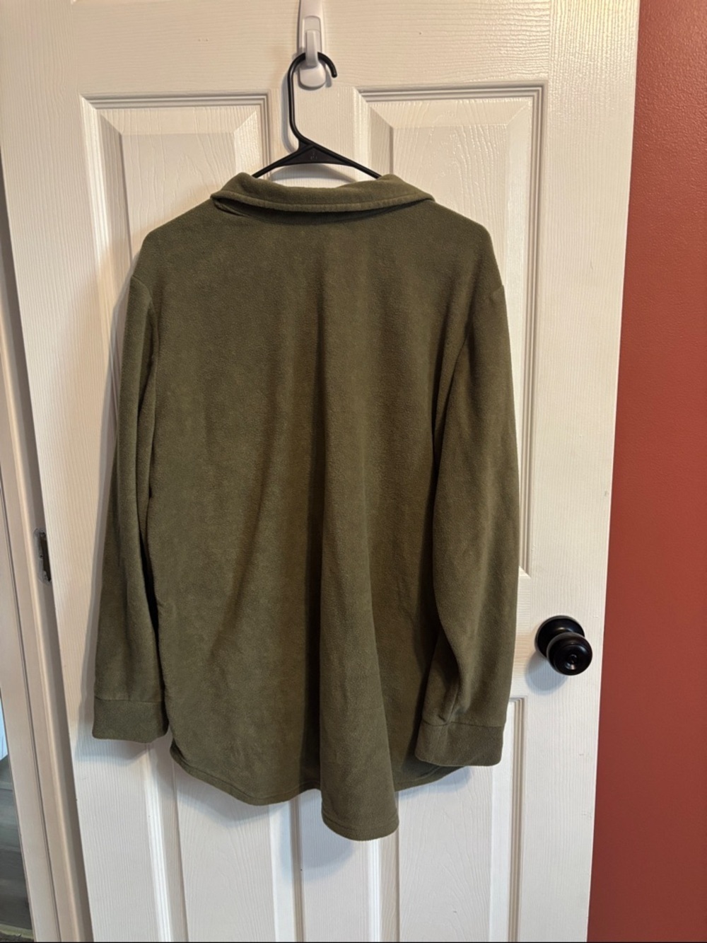 Como Vintage Olive Green Utility Button-Up Jacket - Picture 5 of 5